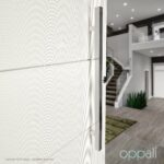 Oppali Brossé Acier Inoxydable Matériau de haute qualité Carré Rectangle Poignée de porte d'entrée Art.520 | Carré T-Bar – Image 3