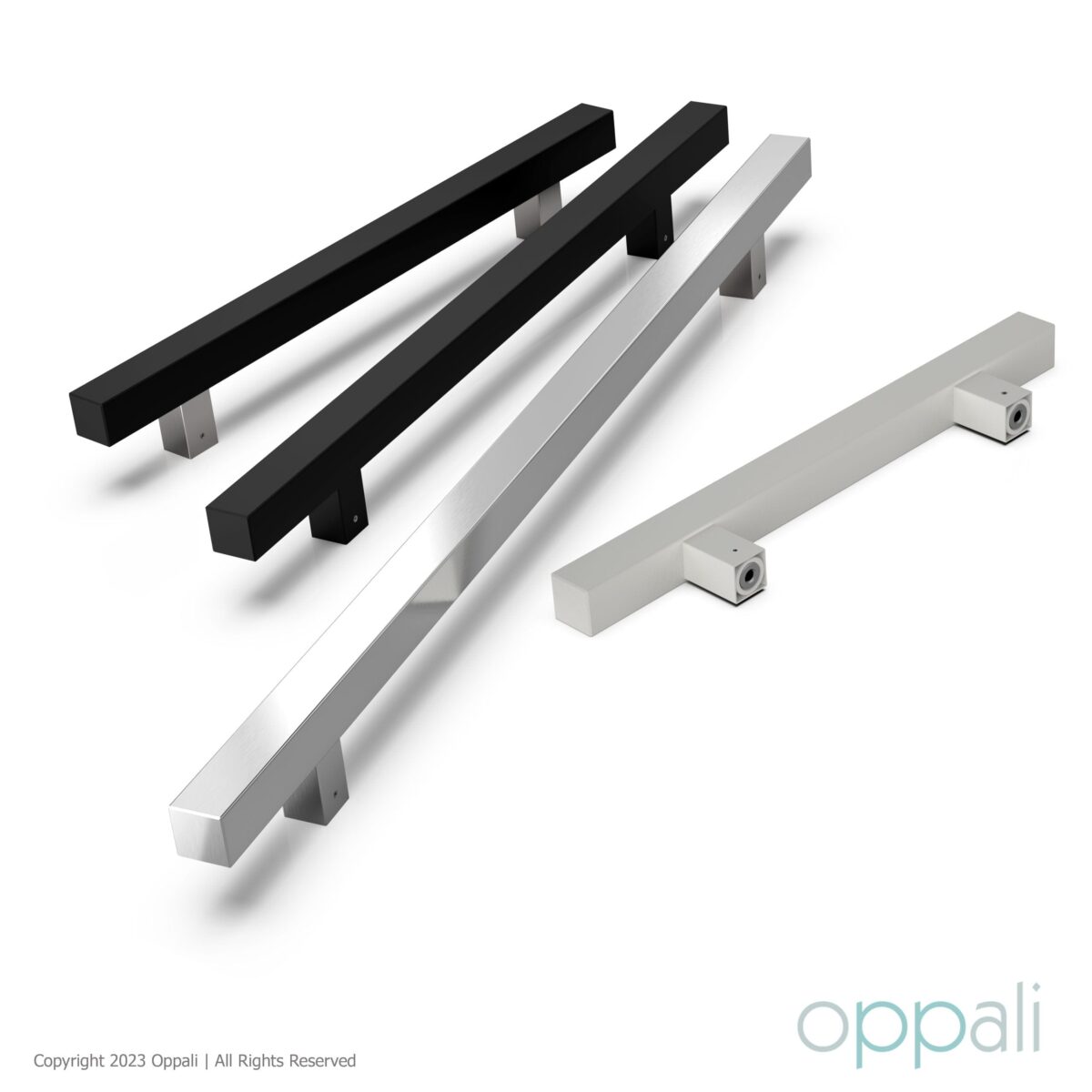 Door-pull-handles-SS-52008-promo-wh-01-Oppali_WM Oppali White Mat Stainless steel Square Rectangle Entrance door Pull handle Art.520 | Rectangle T-Bar | - Image 8