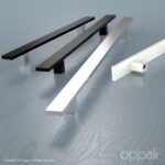 Oppali Black Stainless steel Square Rectangle Entrance door Pull handle Art.540 | Rectangle T-Bar | - Image 6