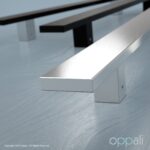 Oppali Black Stainless steel Square Rectangle Entrance door Pull handle Art.540 | Rectangle T-Bar | - Image 7