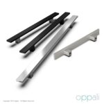 Oppali Black Stainless steel Square Rectangle Entrance door Pull handle Art.540 | Rectangle T-Bar | - Image 8