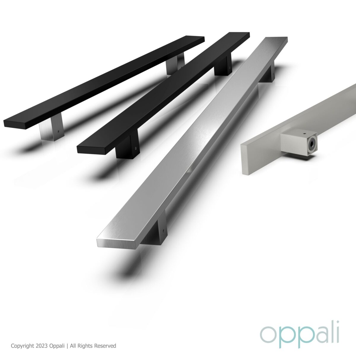 Door-pull-handles-SS-54008-promo-wh-02-Oppali_WM Oppali Black Stainless steel Square Rectangle Entrance door Pull handle Art.540 | Rectangle T-Bar | - Image 9