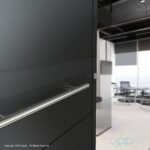 Oppali Brushed Stainless steel 304 Entrance door Pull handle | Handle Diameter 30mm | Round T-Bar