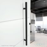 Oppali Black Stainless steel 304 Entrance door Pull handle | Handle Diameter 30mm | Round T-Bar | - Image 3