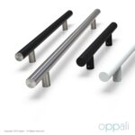 Oppali Black-Brushed Stainless steel 304 Entrance door Pull handle | Handle Diameter 30mm | Round T-Bar | - Image 9