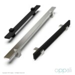 Oppali Schwarz Rostfreier Stahl Quadrat Rechteck Haustür-Beschlag Stoßgriffe Ziehgriff Art.580 | Rechteck T-Bar – Bild 8