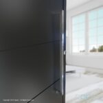 Oppali Brushed Stainless steel Square Rectangle Entrance door Pull handle Art.525 | Square T-Bar - Image 2