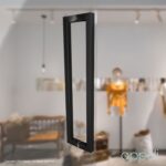 Oppali Schwarz Rostfreier Stahl Quadrat Haustür-Beschlag Stoßgriffe Ziehgriff Art.525 | Quadrat T-Bar |