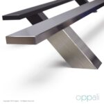 Oppali Gebürstet Rostfreier Stahl 304 Haustür-Beschlag Stoßgriffe Ziehgriff | Im Winkel von 45° geneigt | Rechteck T-Bar – Bild 10