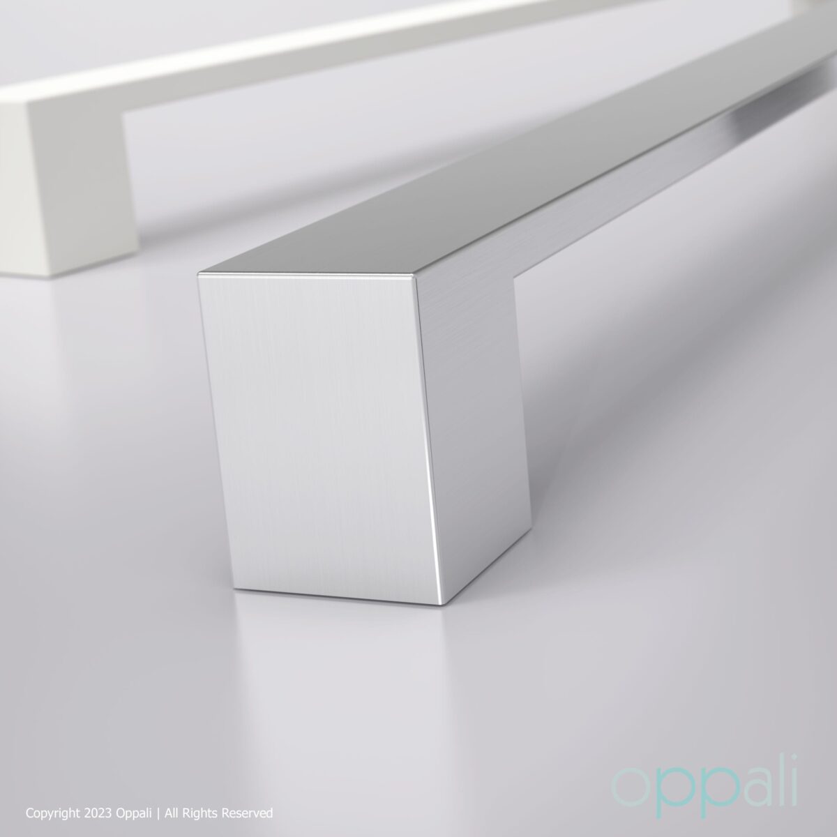 Oppali Schwarz Rostfreier Stahl Rechteck Haustür-Beschlag Stoßgriffe Ziehgriff Art.590 | Rechteck T-Bar | – Bild 6