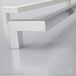 Oppali Black Stainless steel 304 Entrance door Pull handle Art.526 | Offset Pull Handle | Square T-Bar - Image 7